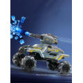 2020 New Toys 2.4G 4WD 360 Degree Rotation Turret Angle Adjustable RC Drift Army Tank With Water Bomb Battle Truck RC Stunt Car